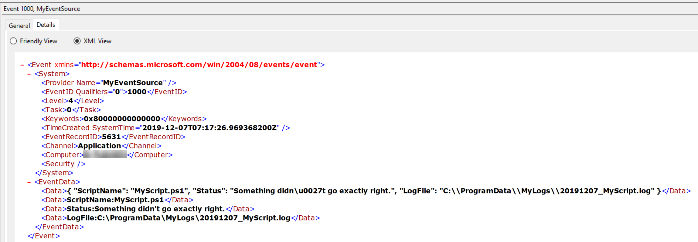 Featured image of post Writing Windows Events with Smart EventData